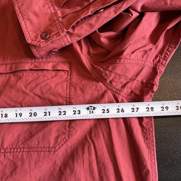 Duluth Trading Shirt Men 2XLT Rust Canyoneer Long Sleeve Organic Cotton Outdoor - Picture 10 of 12